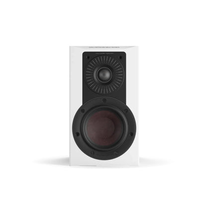 DALI Opticon 1 MK2 Regallautsprecher Weiss Frontansicht ohne Frontbespannung