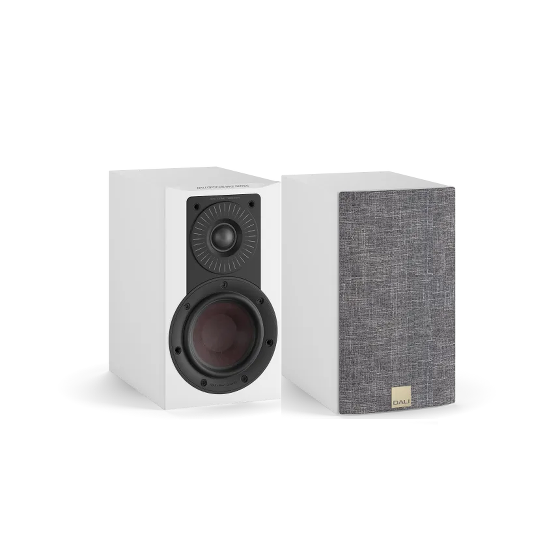 DALI Opticon 1 MK2 Regallautsprecher Weiss Stereopaar