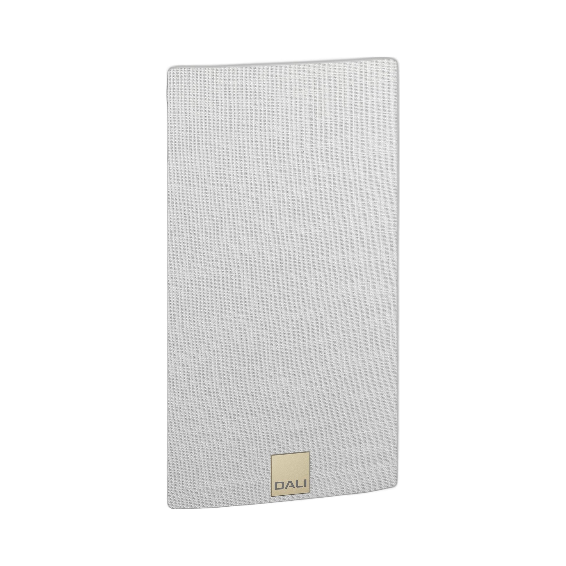 DALI Opticon 2 MK2 Grille Weiss Schrägansicht Stoffbespannung
