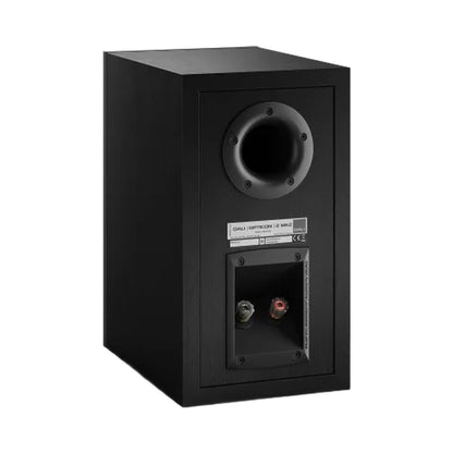 DALI Opticon 2 MK2 Regallautsprecher Schwarz Schrägansicht von hinten
