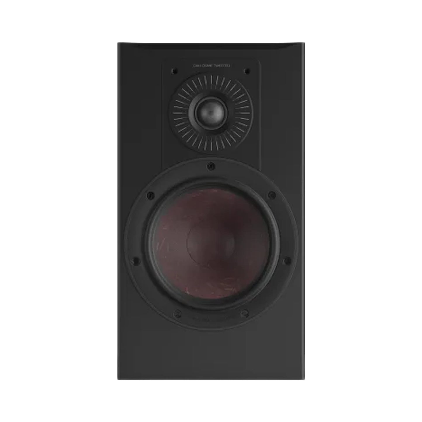 DALI Opticon 2 MK2 Regallautsprecher Tabak-Eiche Frontansicht ohne Frontbespannung