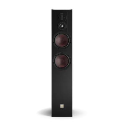 DALI Opticon 6 MK2 Standlautsprecher Schwarz Frontansicht ohne Frontbespannung