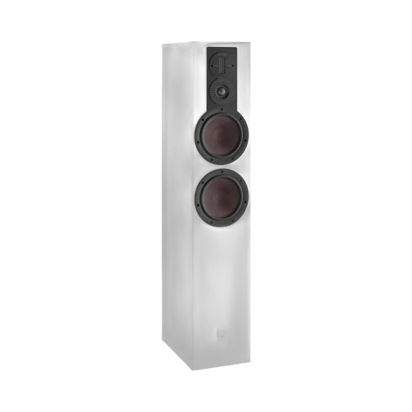 DALI Opticon 6 MK2 Standlautsprecher Weiss Schrägansicht ohne Frontbespannung