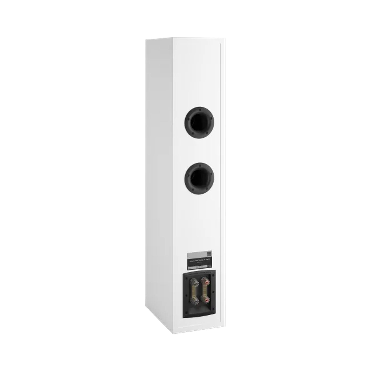DALI Opticon 6 MK2 Standlautsprecher Weiss Schrägansicht Rückseite