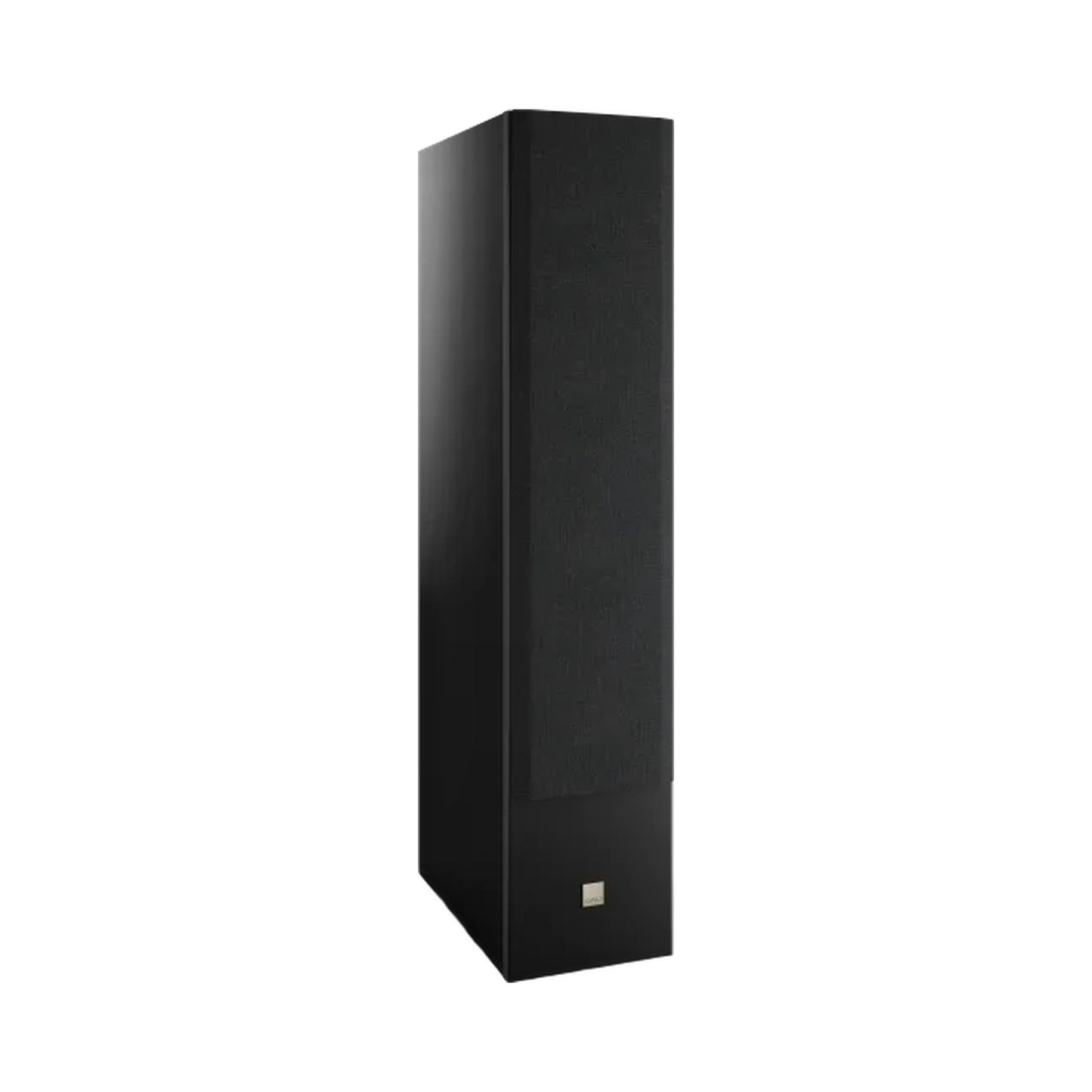 DALI Opticon 8 MK2 Standlautsprecher Schwarz Schrägansicht mit Frontbespannung