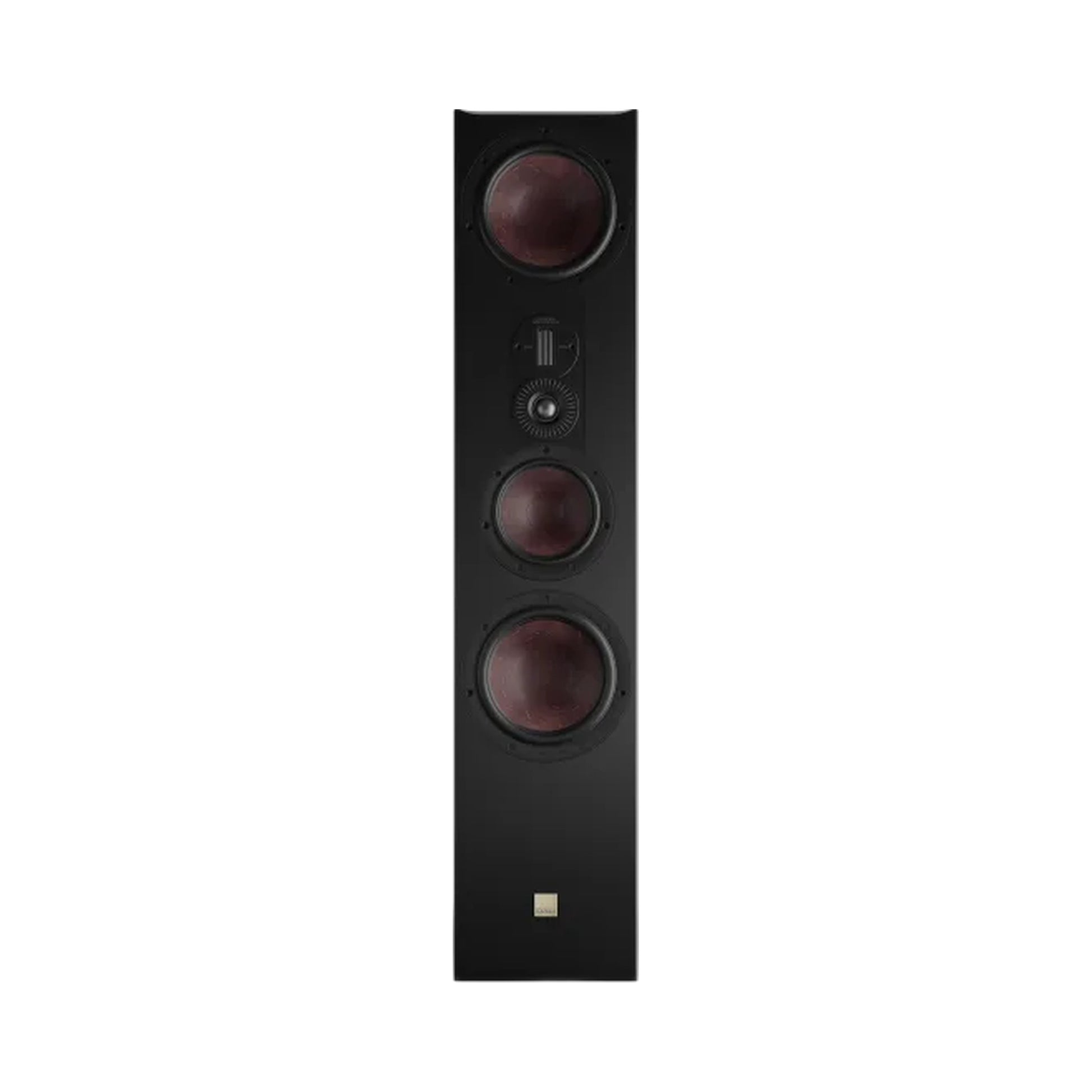 DALI Opticon 8 MK2 Standlautsprecher Schwarz Frontansicht ohne Frontbespannung