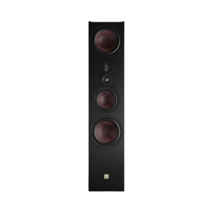 DALI Opticon 8 MK2 Standlautsprecher Schwarz Frontansicht ohne Frontbespannung