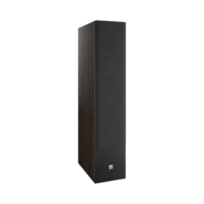 DALI Opticon 8 MK2 Standlautsprecher Tabak-Eiche Frontansicht mit Frontbespannung