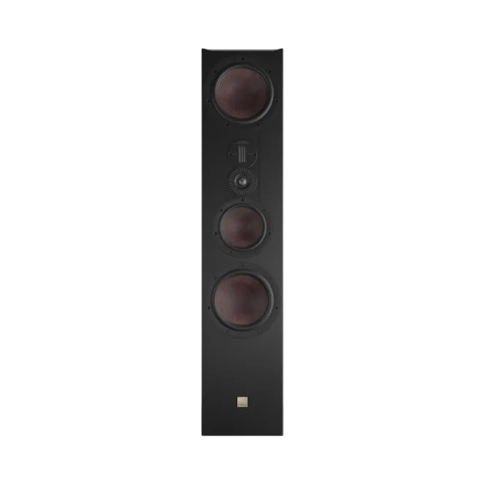 DALI Opticon 8 MK2 Standlautsprecher Tabak-Eiche Frontansicht ohne Frontbespannung