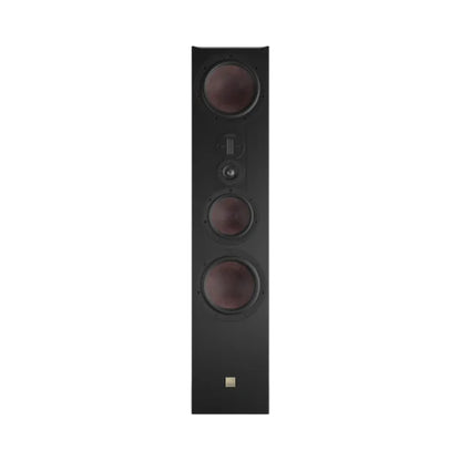 DALI Opticon 8 MK2 Standlautsprecher Tabak-Eiche Frontansicht ohne Frontbespannung
