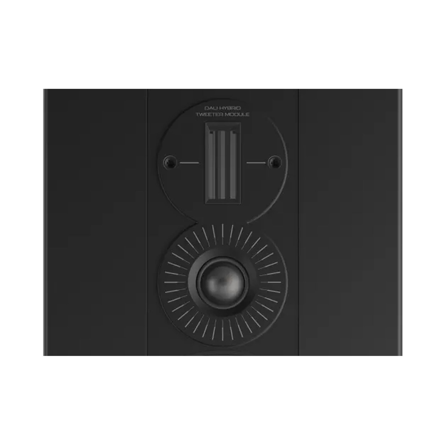 DALI Opticon 8 MK2 Standlautsprecher Tabak-Eiche Detailansicht Hybrid-Tweetermodul