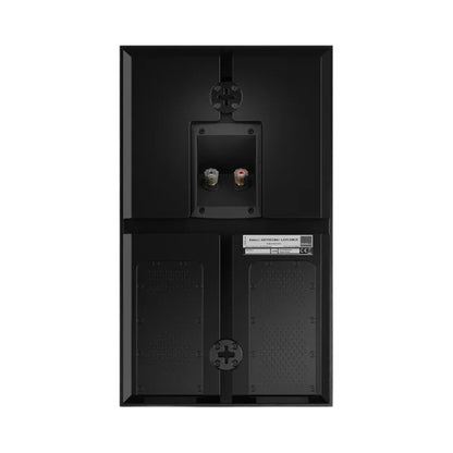 DALI Opticon LCR MK2 On-Wall-Lautsprecher Schwarz Rückansicht Anschlussterminal