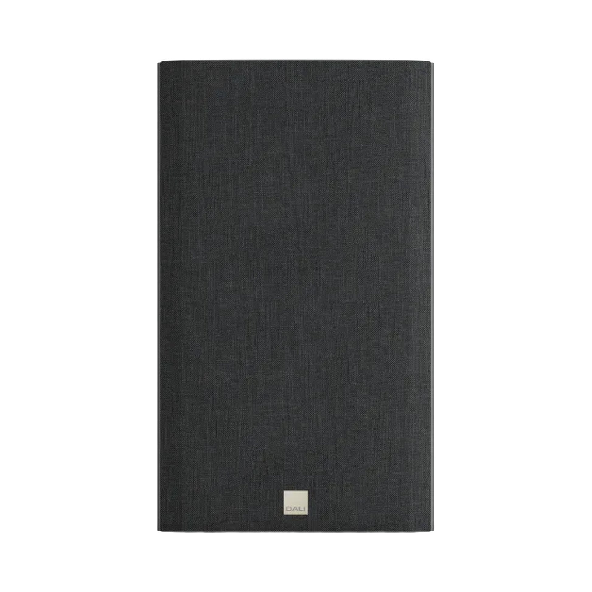DALI Opticon LCR MK2 On-Wall-Lautsprecher Schwarz Frontansicht mit Frontbespannung