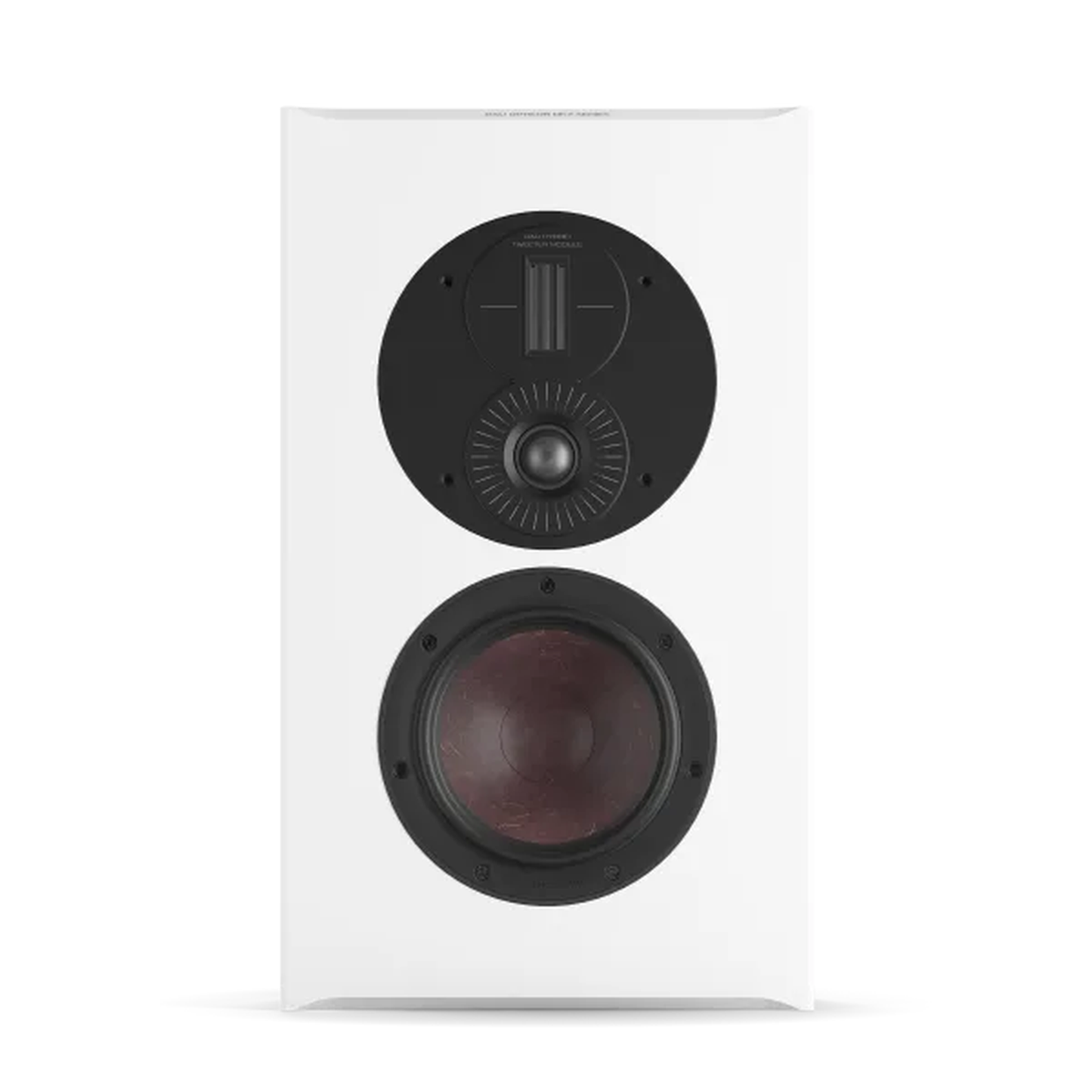 DALI Opticon LCR MK2 On-Wall-Lautsprecher Weiss Frontansicht ohne Frontbespannung