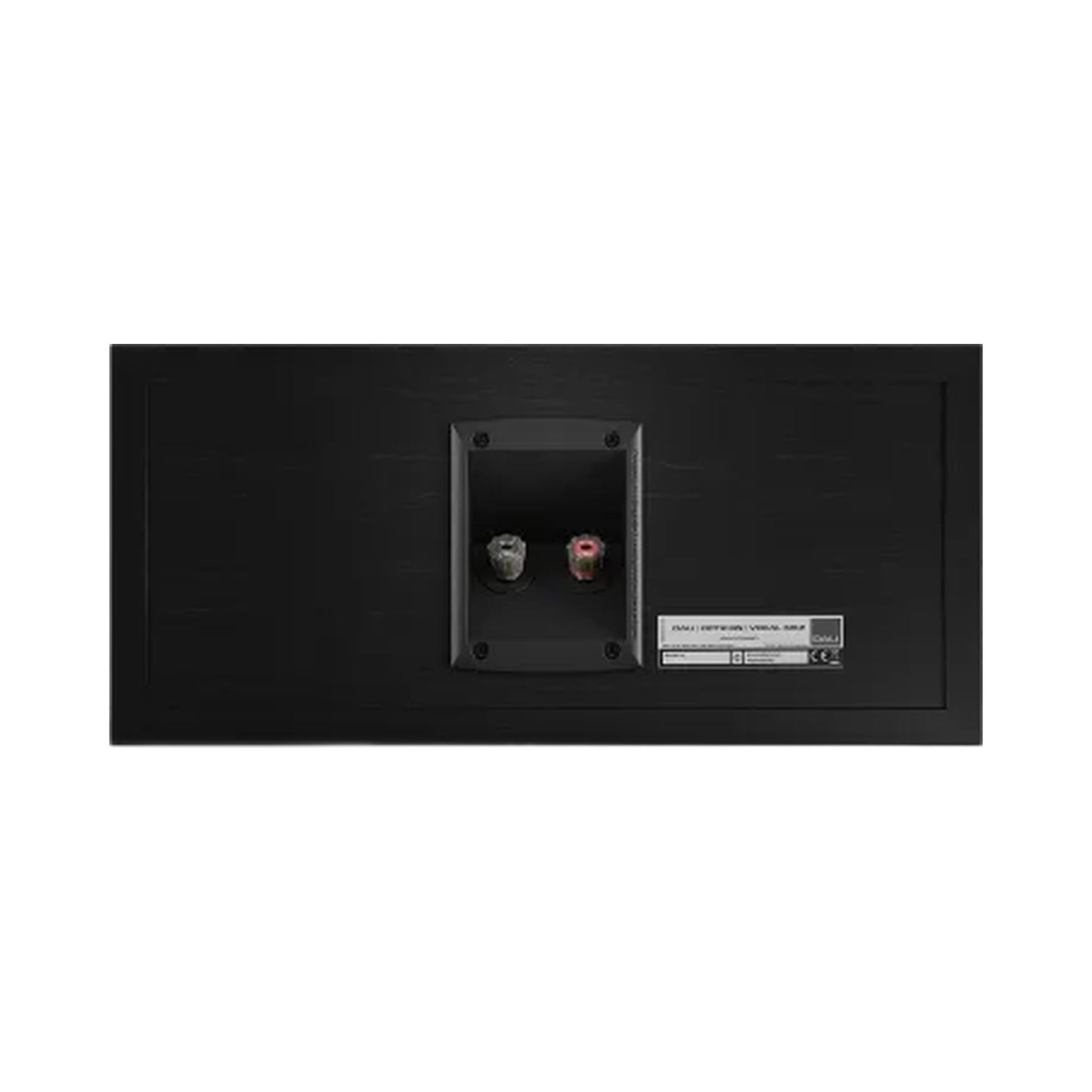 DALI Opticon Vokal MK2 Center-Lautsprecher Schwarz Rückansicht mit Anschlussterminal