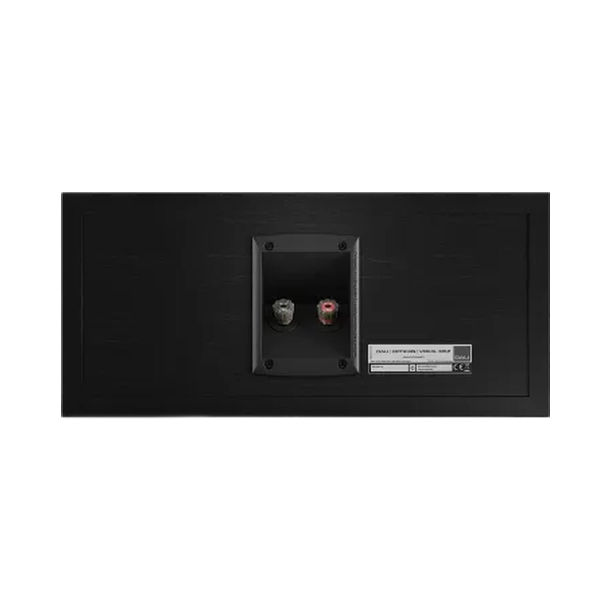 DALI Opticon Vokal MK2 Center-Lautsprecher Schwarz Rückansicht mit Anschlussterminal
