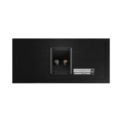 DALI Opticon Vokal MK2 Center-Lautsprecher Schwarz Rückansicht mit Anschlussterminal