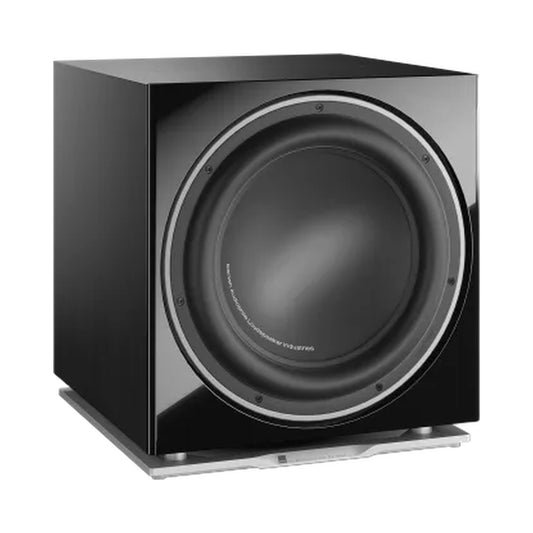 DALI Sub K-14 F Aktiv-Subwoofer Schwarz Schrägansicht Hochglanz