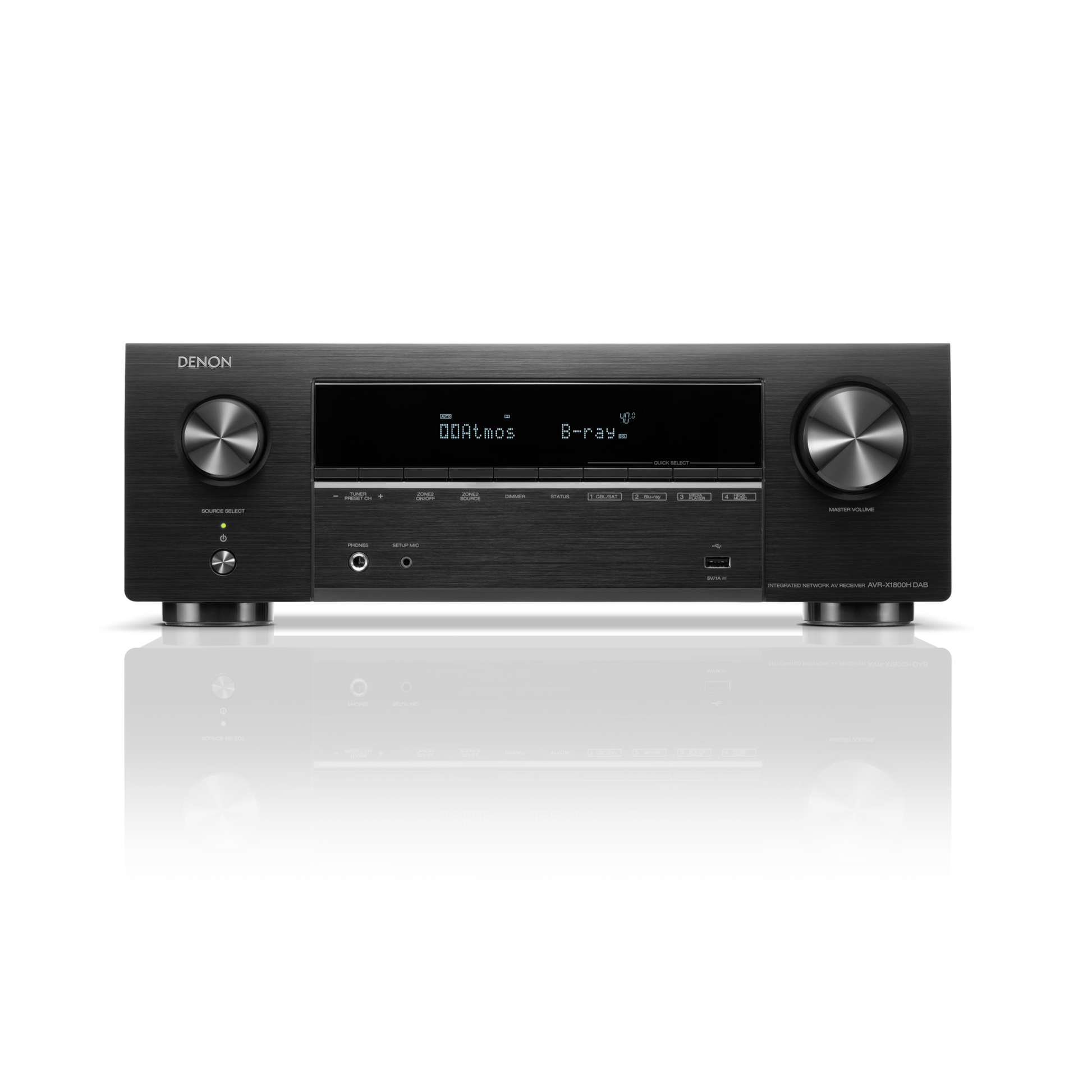 Denon AVR-X1800HDAB AV-Receiver Frontansicht