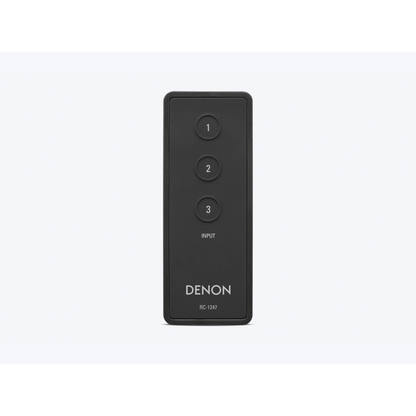 Denon AVS-3 8K-HDMI-Switch, mitgelieferte Fernbedienung RC-1247 (Herstellerfoto)