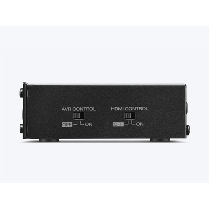 Denon AVS-3 8K-HDMI-Switch, Seitenansicht mit AVR Control und HDMI Control Schaltern (Herstellerfoto)