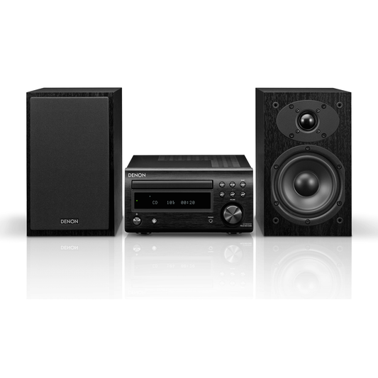 Denon D-M41DAB Kompaktanlage Frontansicht mit Lautsprecherpaar