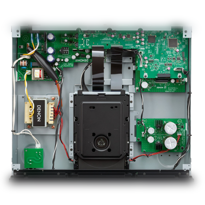 Denon DCD-1700NE CD/SACD-Player, Schwarz Innenansicht