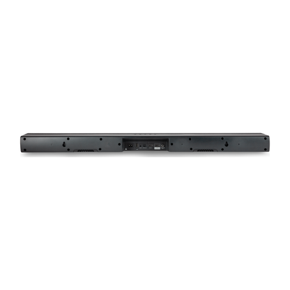 Denon DHT-S218 Soundbar Rueckansicht mit HDMI eARC, optischem Eingang, USB und AUX