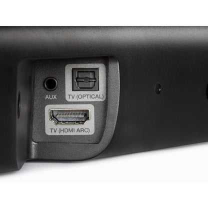 Denon DHT-S316 Soundbar Anschlussfeld mit HDMI ARC, optischem Eingang und AUX