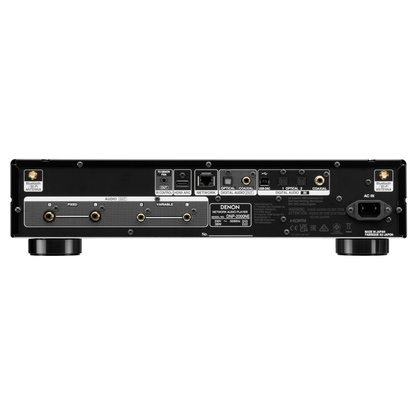 Denon DNP-2000NE Hi-Res-Audio-Streamer Rückansicht Anschlüsse HDMI Netzwerk USB Bluetooth
