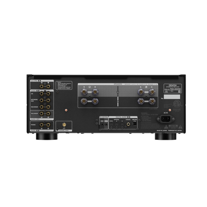 Denon PMA-3000NE Stereo-Vollverstärker Rückansicht mit Lautsprecher- und Phono-Anschlüssen