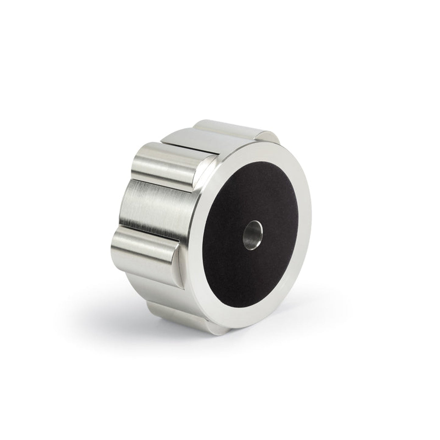 Dynavox PST450 Plattengewicht Stabilizer Edelstahl Detailansicht Filzauflage an der Unterseite