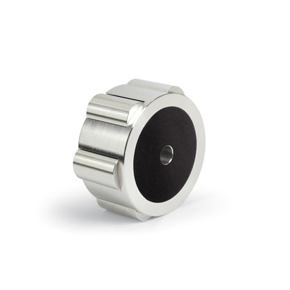 Dynavox PST450 Plattengewicht Stabilizer Edelstahl Detailansicht Filzauflage an der Unterseite