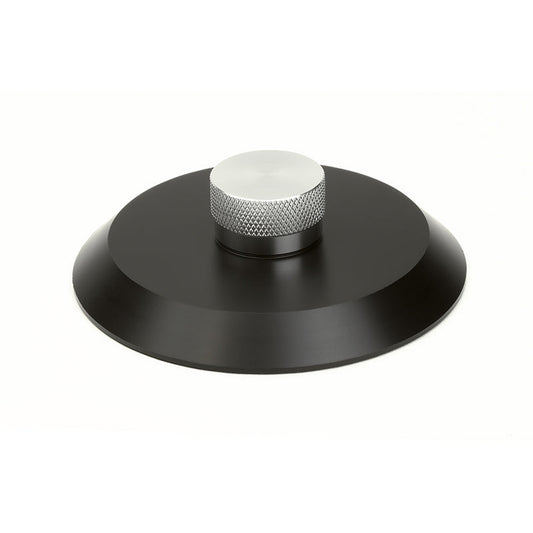 Dynavox VC80 Schallplattenklemme Aluminium Schrägansicht
