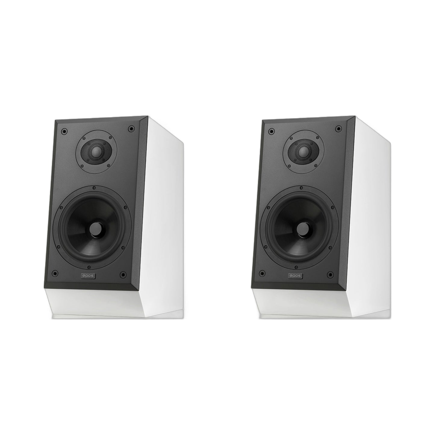 Epos ES-14N Regallautsprecher Weiss Stereopaar ohne Frontbespannung
