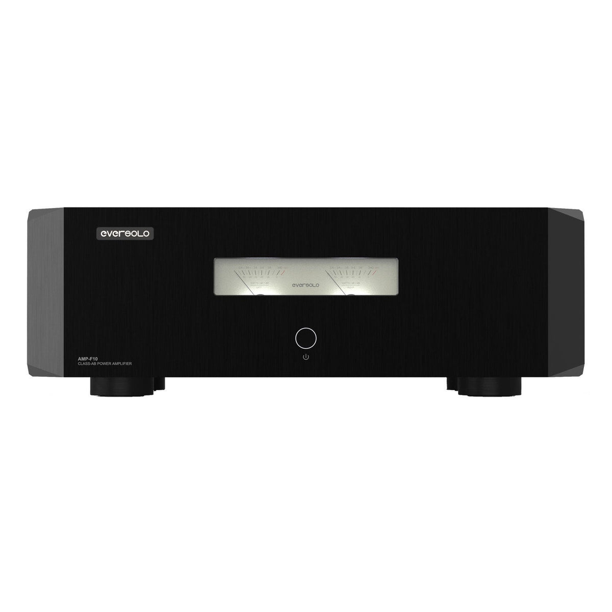 Eversolo AMP-F10 Stereo-Endverstärker Frontansicht mit VU-Meter