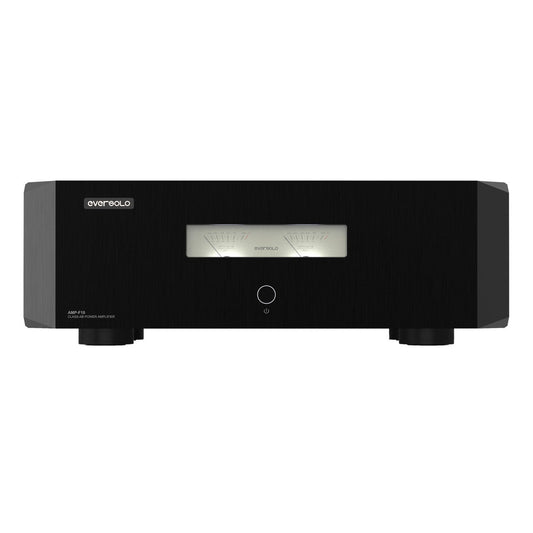 Eversolo AMP-F10 Stereo-Endverstärker Frontansicht mit VU-Meter