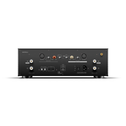 Eversolo AMP-F8 Stereo-Endverstärker Rückansicht mit XLR-, Cinch- und Lautsprecherterminals