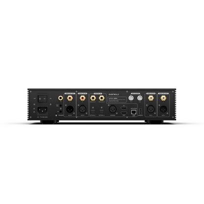 Eversolo DAC-Z10 DAC und Kopfhörerverstärker Rückansicht mit XLR-, Cinch- und Digitalanschlüssen