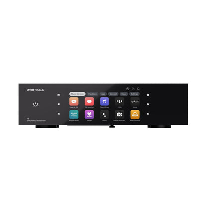 Eversolo T8 Streaming-Transport Frontansicht mit Touchscreen