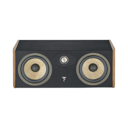 Focal Aria EVO X Center-Lautsprecher Nussbaum Frontansicht ohne Abdeckung