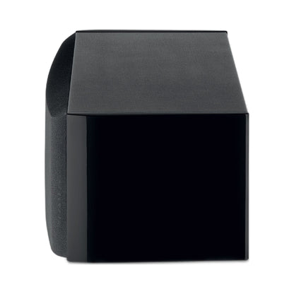Focal Aria EVO X Center-Lautsprecher Schwarz Hochglanz Seitenansicht mit montierter Abdeckung