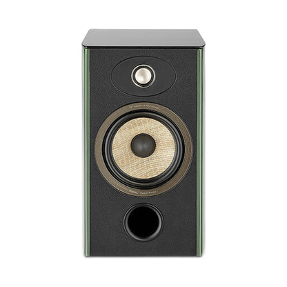 Focal Aria EVO X N°1 Regallautsprecher Moosgrün Hochglanz Frontansicht ohne Abdeckung
