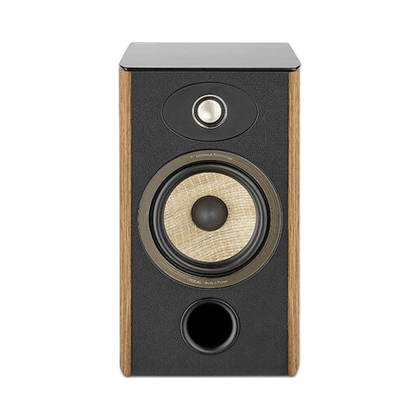 Focal Aria EVO X N°1 Regallautsprecher Nussbaum Frontansicht ohne Abdeckung
