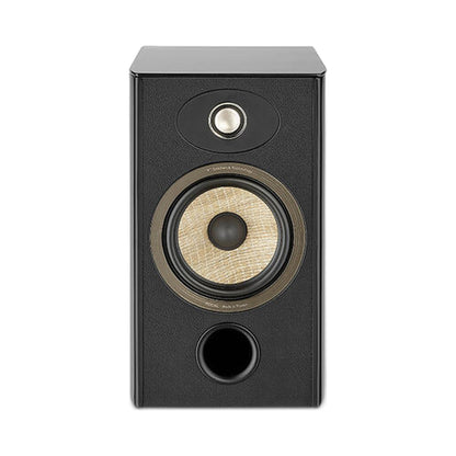 Focal Aria EVO X N°1 Regallautsprecher Schwarz Hochglanz Frontansicht ohne Abdeckung