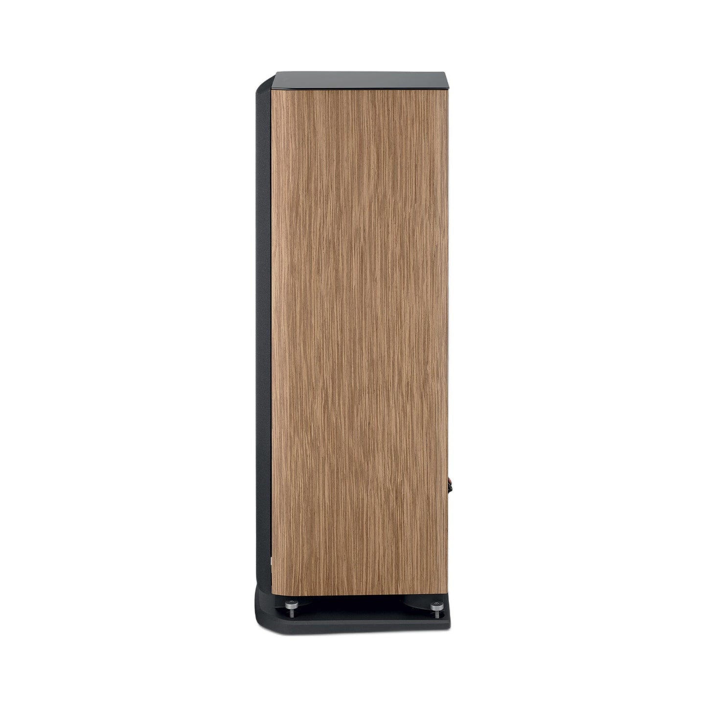Focal Aria EVO X N°2 Standlautsprecher Nussbaum Seitenansicht mit Abdeckung