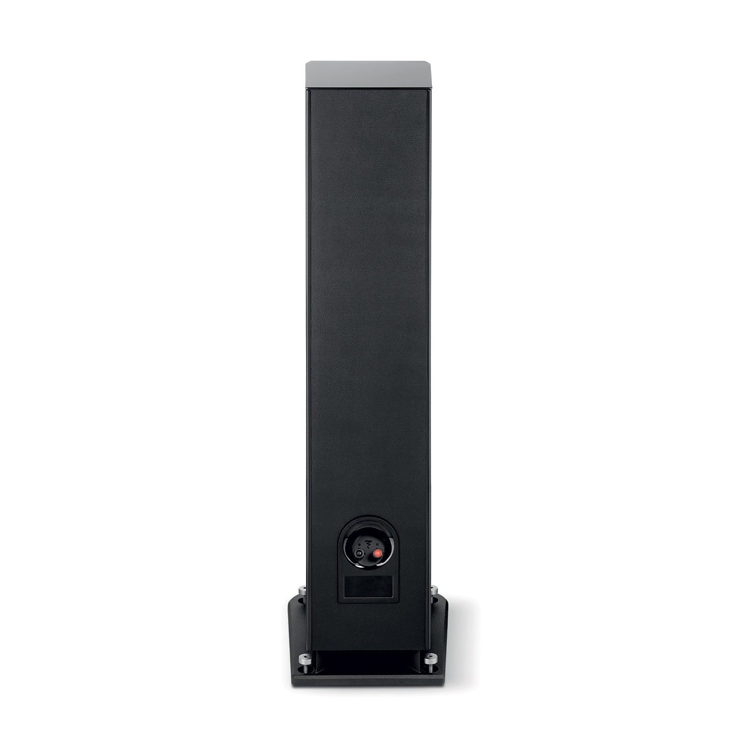 Focal Aria EVO X N°2 Standlautsprecher Schwarz Hochglanz Rückansicht mit Anschlussfeld
