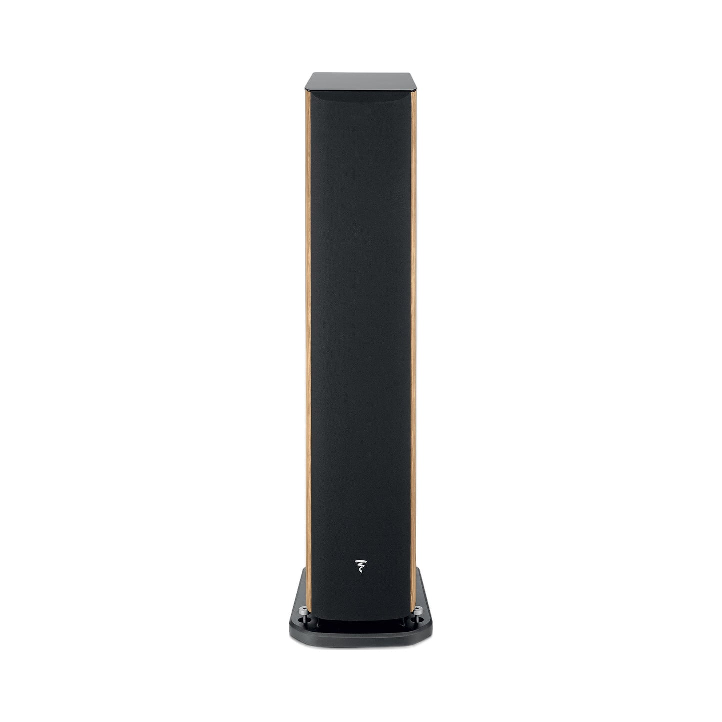 Focal Aria EVO X N°3 Standlautsprecher Nussbaum Frontansicht mit Abdeckung