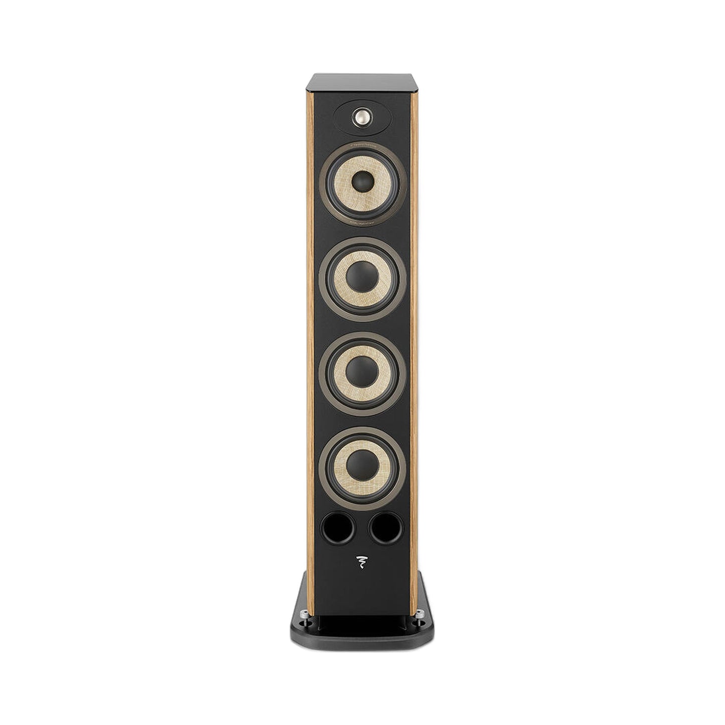 Focal Aria EVO X N°3 Standlautsprecher Nussbaum Frontansicht ohne Abdeckung