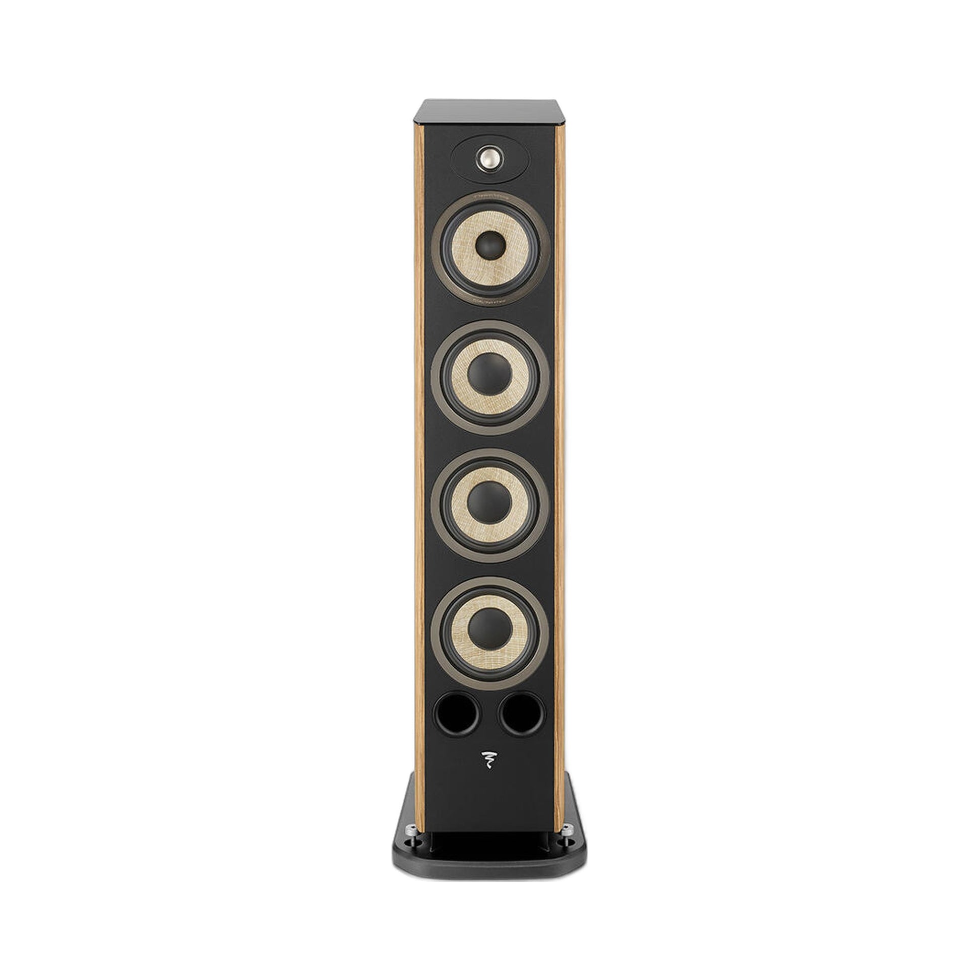 Focal Aria EVO X N°3 Standlautsprecher Nussbaum Frontansicht ohne Abdeckung